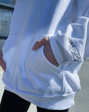 AiLLA STUDIO Hoodie-White <BR> by Los Angeles Apparel